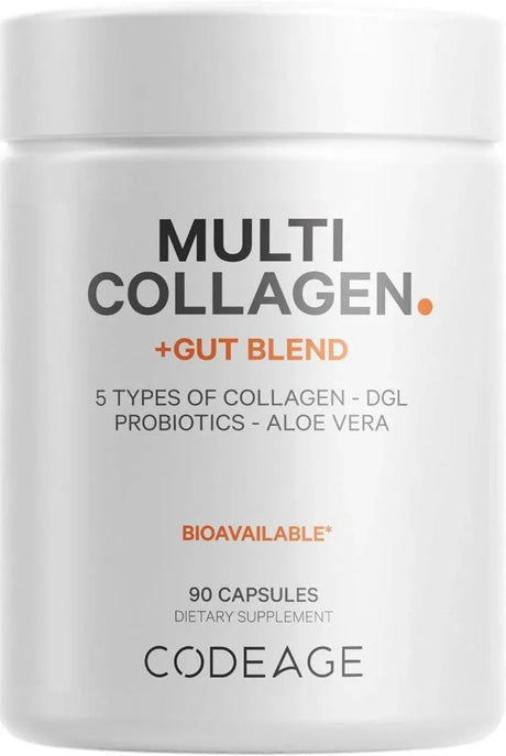 CODEAGE - Codeage Multi Collagen + Gut Blend 90 Capsulas - The Red Vitamin MX - Suplementos Alimenticios - {{ shop.shopifyCountryName }}
