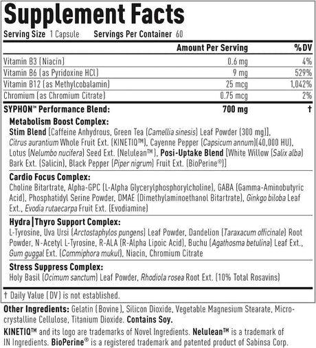CORE ACTIVE - Core Active Syphon Thermogenic Fat Burner 60 Capsulas - The Red Vitamin MX - Suplementos Alimenticios - {{ shop.shopifyCountryName }}