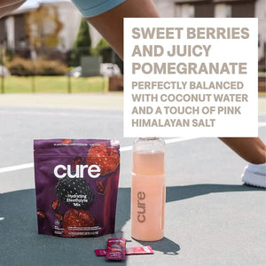 CURE - Cure Hydrating Electrolyte Mix Berry Pomegranate 14 Paquetes - The Red Vitamin MX - Suplementos Alimenticios - {{ shop.shopifyCountryName }}