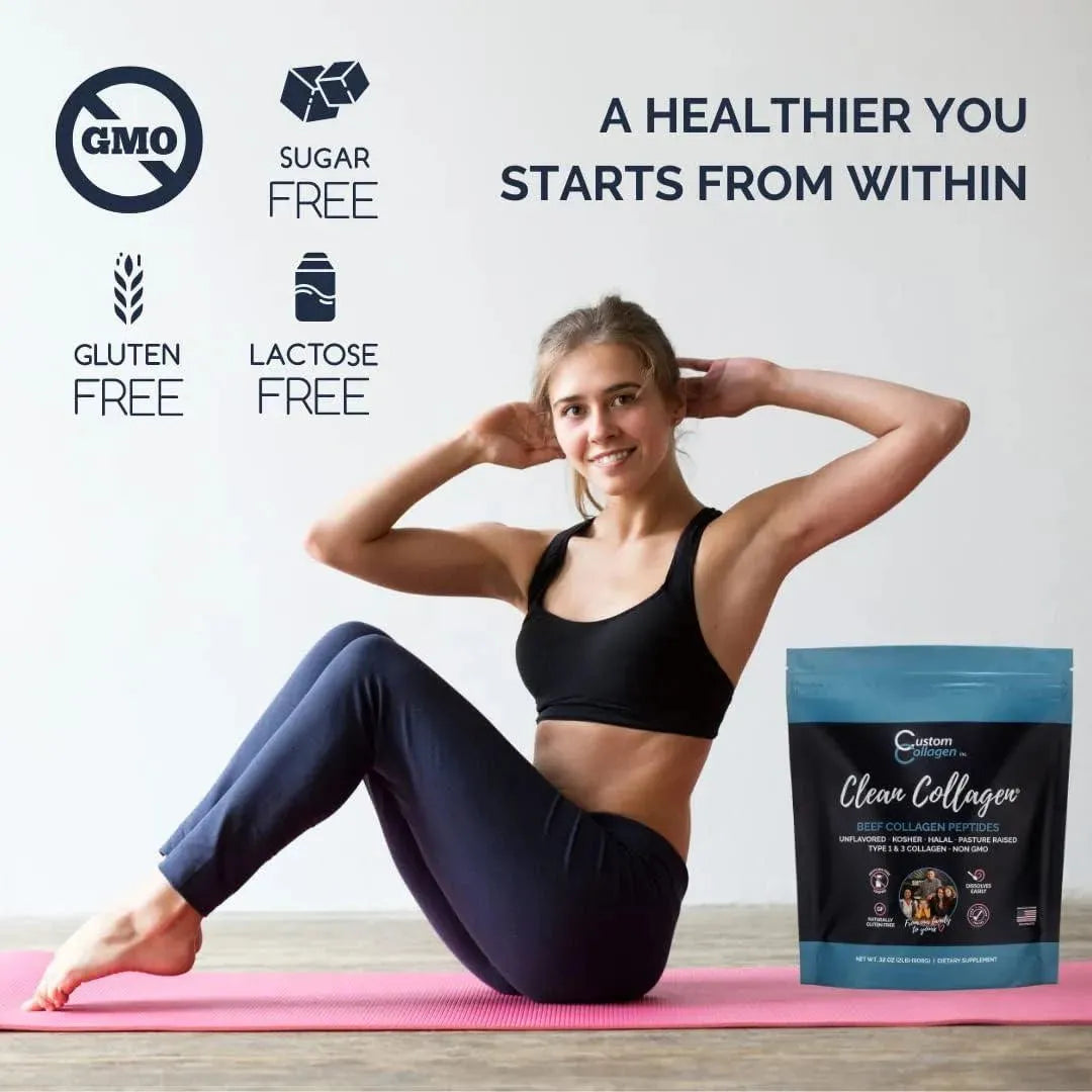 CUSTOM COLLAGEN - Custom Collagen Collagen Peptides Powder 908Gr. - The Red Vitamin MX - Suplementos Alimenticios - {{ shop.shopifyCountryName }}
