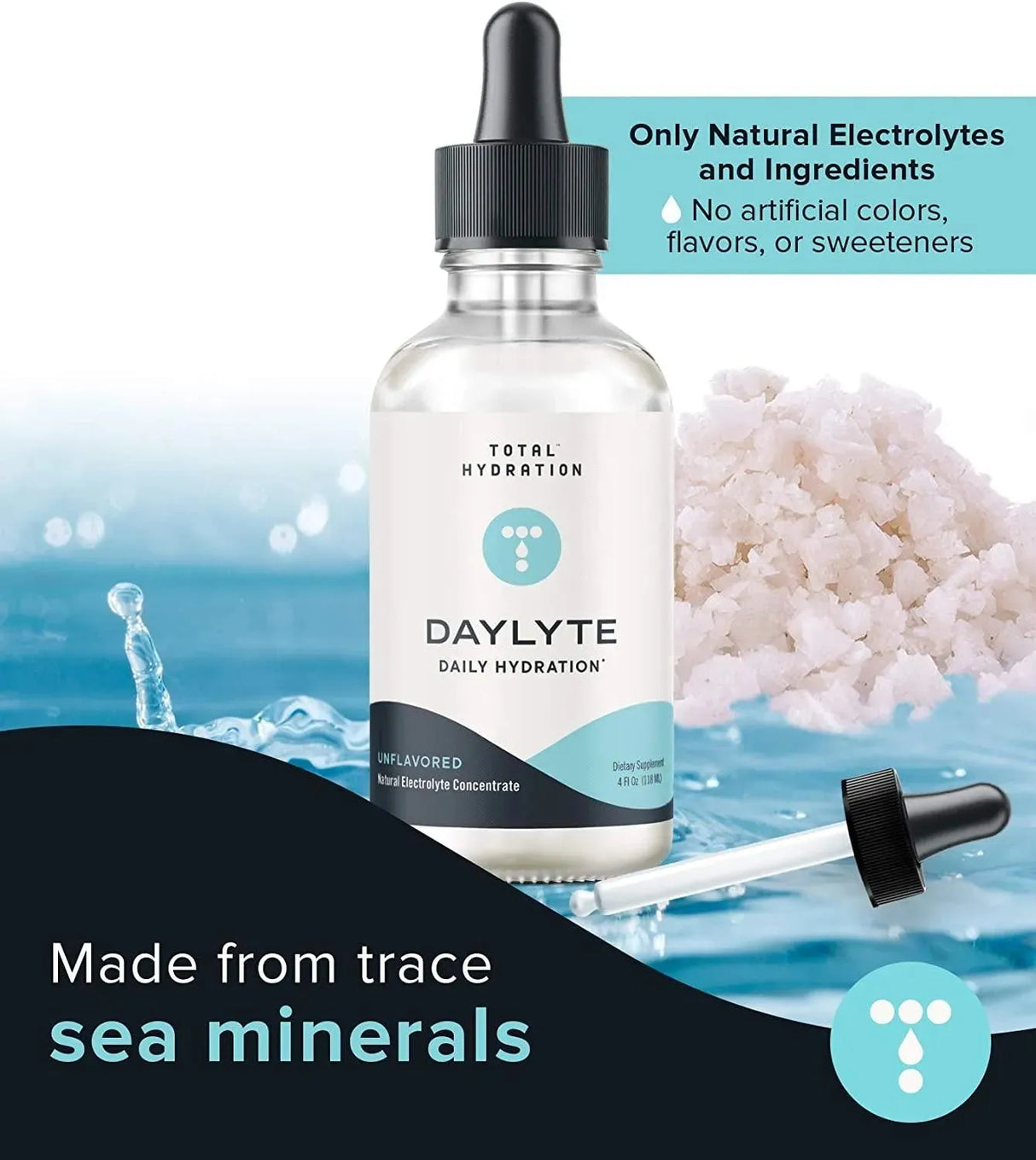 DAYLYTE - Daylyte Electrolyte Drops Hydration Unflavored 39 Servicios - The Red Vitamin MX - Suplementos Alimenticios - {{ shop.shopifyCountryName }}