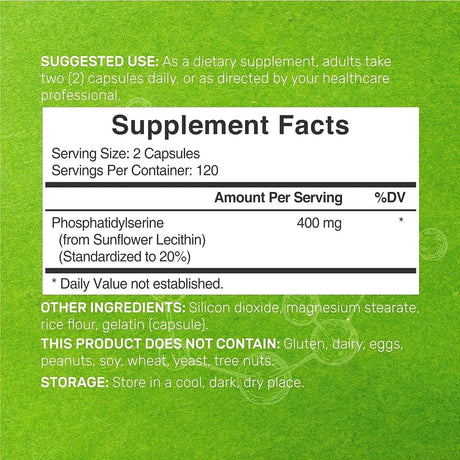 DEAL SUPPLEMENT - Deal Supplement Phosphatidylserine 400Mg. 240 Capsulas - The Red Vitamin MX - Suplementos Alimenticios - {{ shop.shopifyCountryName }}