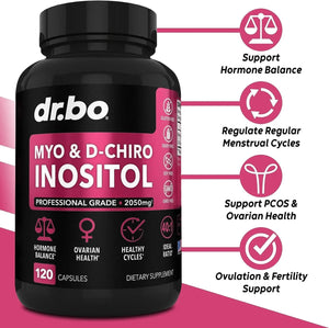 DR. BO - DR. BO Myo-Inositol & D-Chiro Inositol 120 Capsulas - The Red Vitamin MX - Suplementos Alimenticios - {{ shop.shopifyCountryName }}