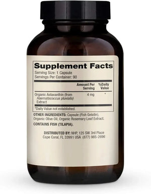 DR MERCOLA - Dr. Mercola Astaxanthin 4Mg. 90 Capulas - The Red Vitamin MX - Suplementos Alimenticios - {{ shop.shopifyCountryName }}