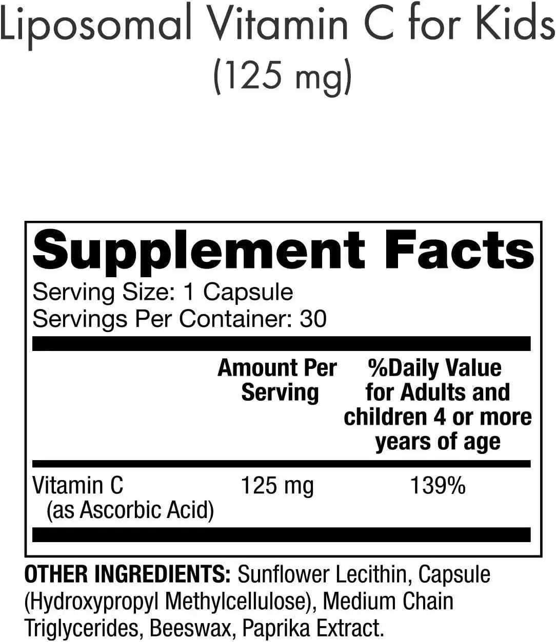 DR MERCOLA - Dr. Mercola Liposomal Vitamin C for Kids 30 Capsulas - The Red Vitamin MX - Suplementos Alimenticios - {{ shop.shopifyCountryName }}