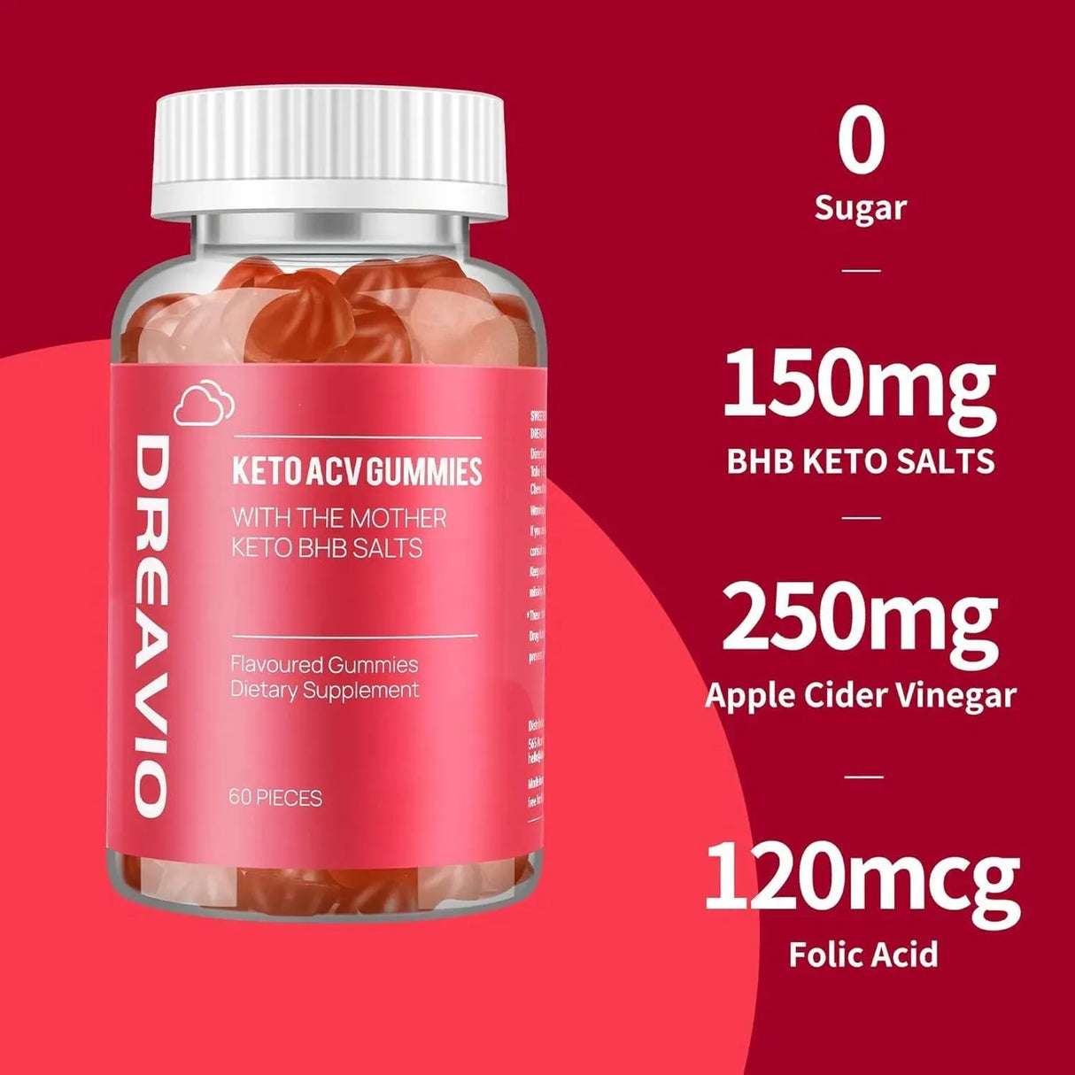 DREAVIO - DREAVIO Keto ACV Gummies 60 Gomitas 2 Pack - The Red Vitamin MX - Suplementos Alimenticios - {{ shop.shopifyCountryName }}