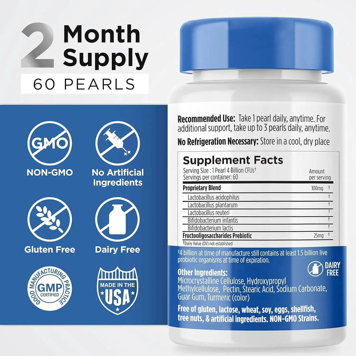 EARTH´S PEARL - Earth's Pearl Probiotic Pearls for Women and Men 60 Perlas - The Red Vitamin MX - Suplementos Alimenticios - {{ shop.shopifyCountryName }}