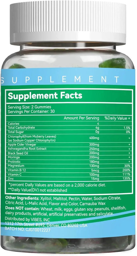 EAZGOO - EAZGOO Chlorophyll Gummies with Apple Cider Vinegar 120 Gomitas - The Red Vitamin MX - Suplementos Alimenticios - {{ shop.shopifyCountryName }}