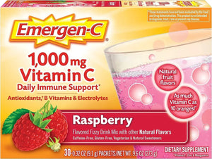 EMERGEN-C - Emergen-C 1000mg Vitamin C Powder 30 Paquetes - The Red Vitamin MX - Suplementos Alimenticios - {{ shop.shopifyCountryName }}