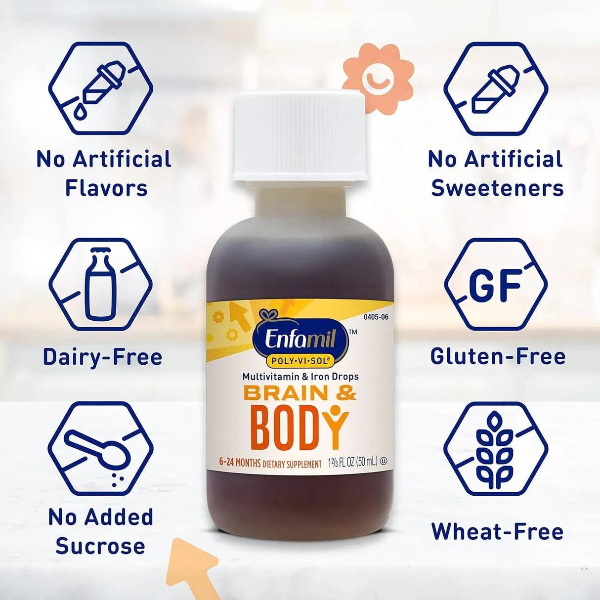 ENFAMIL - Enfamil Prenatals & Baby Vitamins Poly-Vi-Sol 50Ml. - The Red Vitamin MX - Suplementos Alimenticios - {{ shop.shopifyCountryName }}