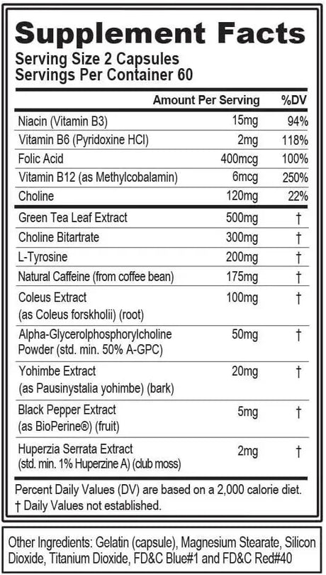 EVLUTION - EVL Thermogenic Fat Burner Support 120 Capsulas - The Red Vitamin MX - Suplementos Alimenticios - {{ shop.shopifyCountryName }}
