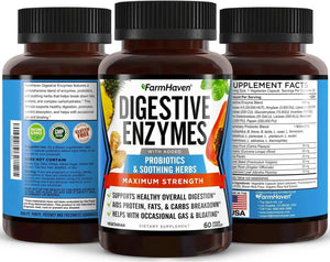 FARMHAVEN - FarmHaven Digestive Enzymes 60 Capsulas - The Red Vitamin MX - Suplementos Alimenticios - {{ shop.shopifyCountryName }}