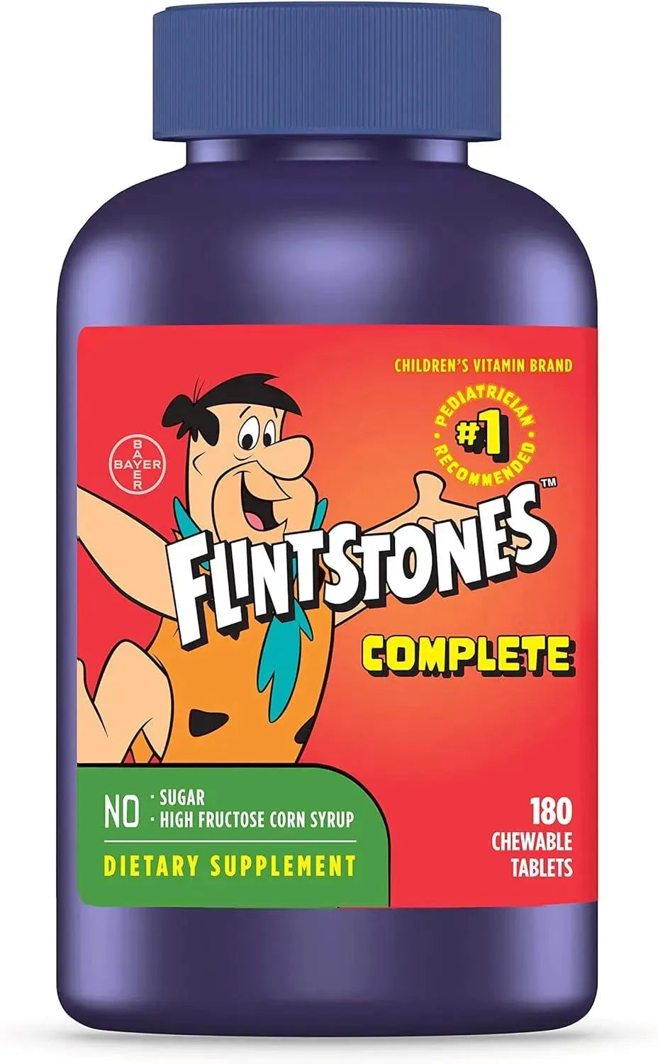 FLINTSTONES VITAMINS - Flintstones Chewable Kids Vitamins 180 Tabletas Masticables - The Red Vitamin MX - Suplementos Alimenticios - {{ shop.shopifyCountryName }}