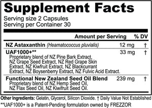 FREZZOR - FREZZOR Astaxanthin Black 12Mg. 60 Capsulas - The Red Vitamin MX - Suplementos Alimenticios - {{ shop.shopifyCountryName }}