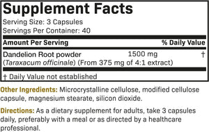 FUTUREBIOTICS - Futurebiotics Dandelion Root 1500Mg. 120 Capsulas - The Red Vitamin MX - Suplementos Alimenticios - {{ shop.shopifyCountryName }}
