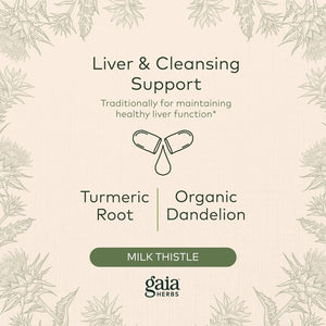 GAIA HERBS - Gaia Herbs Liver Cleanse 60 Capsulas - The Red Vitamin MX - Suplementos Alimenticios - {{ shop.shopifyCountryName }}
