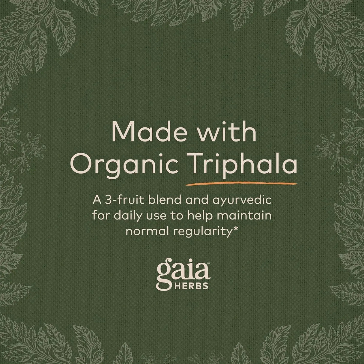 Gaia Herbs Triphala Fruit Supports Digestive Health 60 Capsulas The