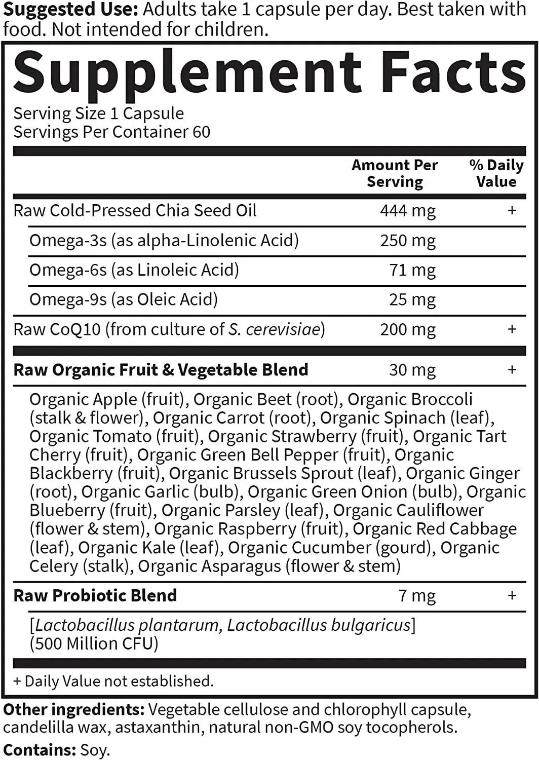 GARDEN OF LIFE - Garden of Life Raw CoQ10 200Mg. 60 Capsulas - The Red Vitamin MX - Suplementos Alimenticios - {{ shop.shopifyCountryName }}