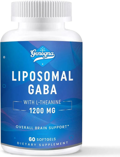 GENOGNA - Genogna GABA with L-Theanine 1200Mg. 60 Capsulas Blandas - The Red Vitamin MX - Suplementos Alimenticios - {{ shop.shopifyCountryName }}