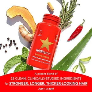 HAIRTAMIN - HAIRtamin Vegan Hair Vitamins 30 Capsulas - The Red Vitamin MX - Suplementos Alimenticios - {{ shop.shopifyCountryName }}