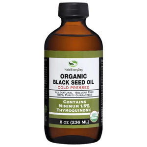HALALEVERYDAY - HalalEveryDay Organic Black Seed Oil 236Ml. - The Red Vitamin MX - Suplementos Alimenticios - {{ shop.shopifyCountryName }}