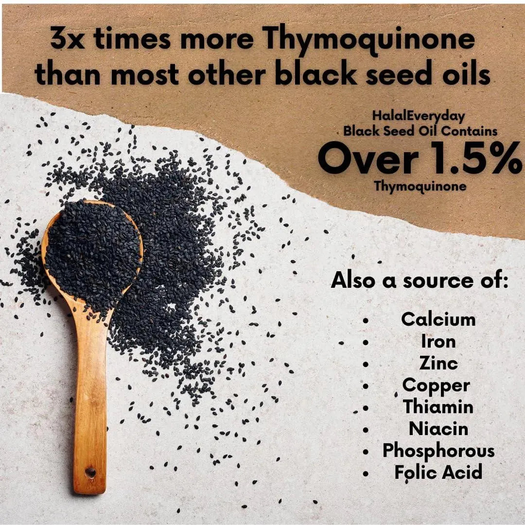 HALALEVERYDAY - HalalEveryDay Organic Black Seed Oil 236Ml. - The Red Vitamin MX - Suplementos Alimenticios - {{ shop.shopifyCountryName }}