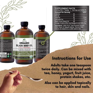 HALALEVERYDAY - HalalEveryDay Organic Black Seed Oil 236Ml. - The Red Vitamin MX - Suplementos Alimenticios - {{ shop.shopifyCountryName }}