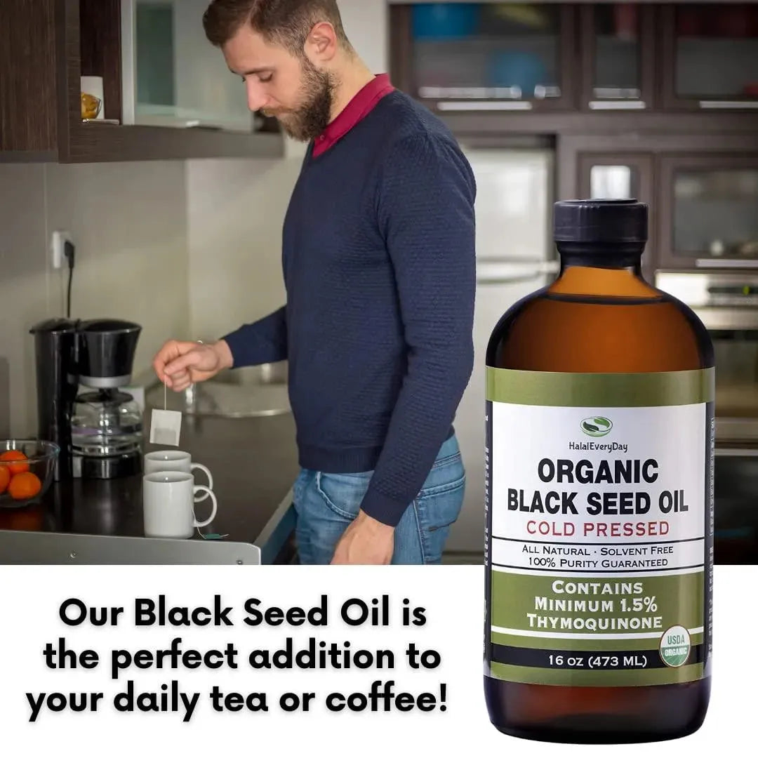 HALALEVERYDAY - HalalEveryDay Organic Black Seed Oil 473Ml. 2 Pack - The Red Vitamin MX - Suplementos Alimenticios - {{ shop.shopifyCountryName }}