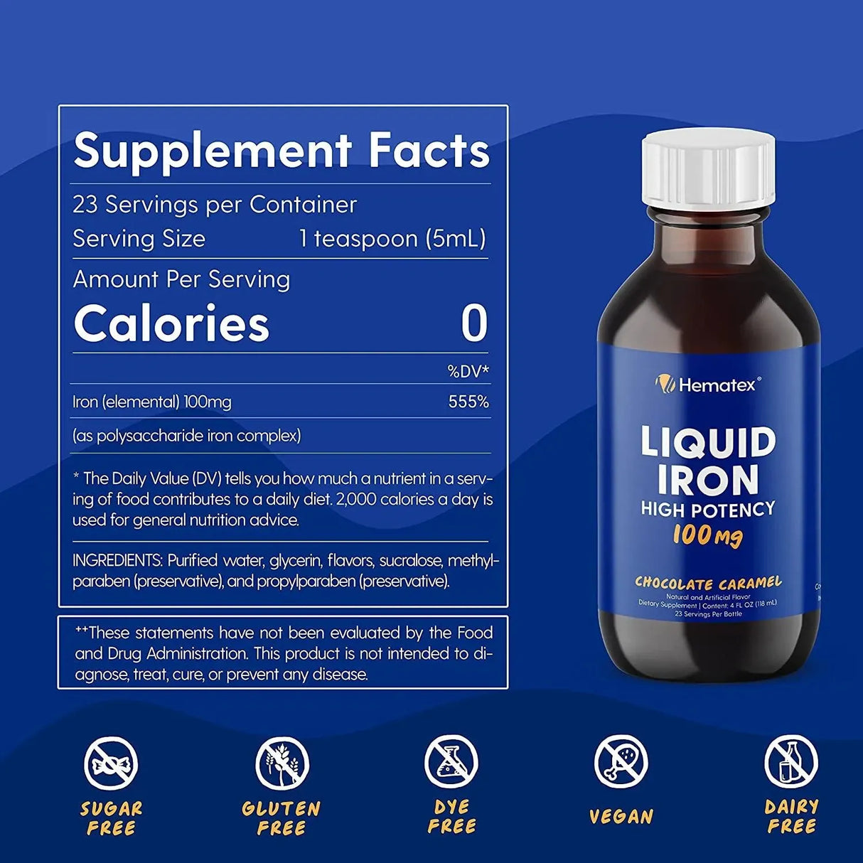 HEMATEX - Hematex Liquid Iron Supplement 100Mg. 118Ml. - The Red Vitamin MX - Suplementos Alimenticios - {{ shop.shopifyCountryName }}