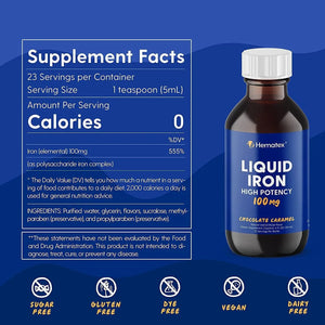 HEMATEX - Hematex Liquid Iron Supplement 100Mg. 118Ml. - The Red Vitamin MX - Suplementos Alimenticios - {{ shop.shopifyCountryName }}
