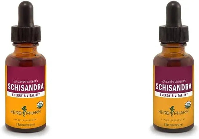 HERB PHARM - Herb Pharm Certified Organic Schisandra Berry Liquid Extract 30Ml. 2 Pack - The Red Vitamin MX - Suplementos Alimenticios - {{ shop.shopifyCountryName }}