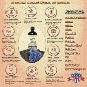 HERBAL ORGANIC WORKS - Herbal Organic Works Black Seed Oil 473Ml. - The Red Vitamin MX - Suplementos Alimenticios - {{ shop.shopifyCountryName }}