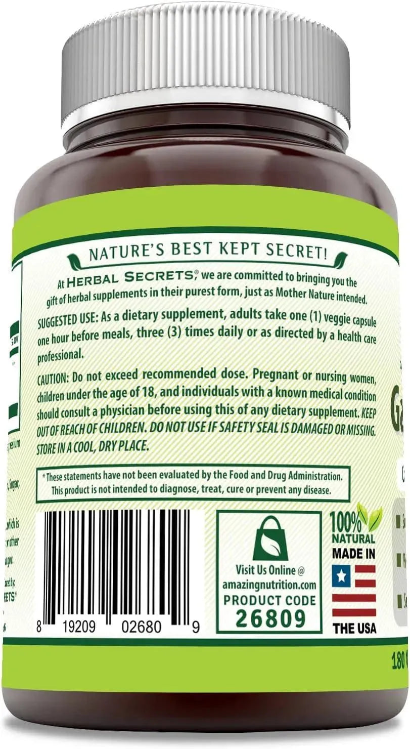 HERBAL SECRETS - Herbal Secrets Garcinia Extract 1500Mg. 180 Capsulas - The Red Vitamin MX - Suplementos Alimenticios - {{ shop.shopifyCountryName }}