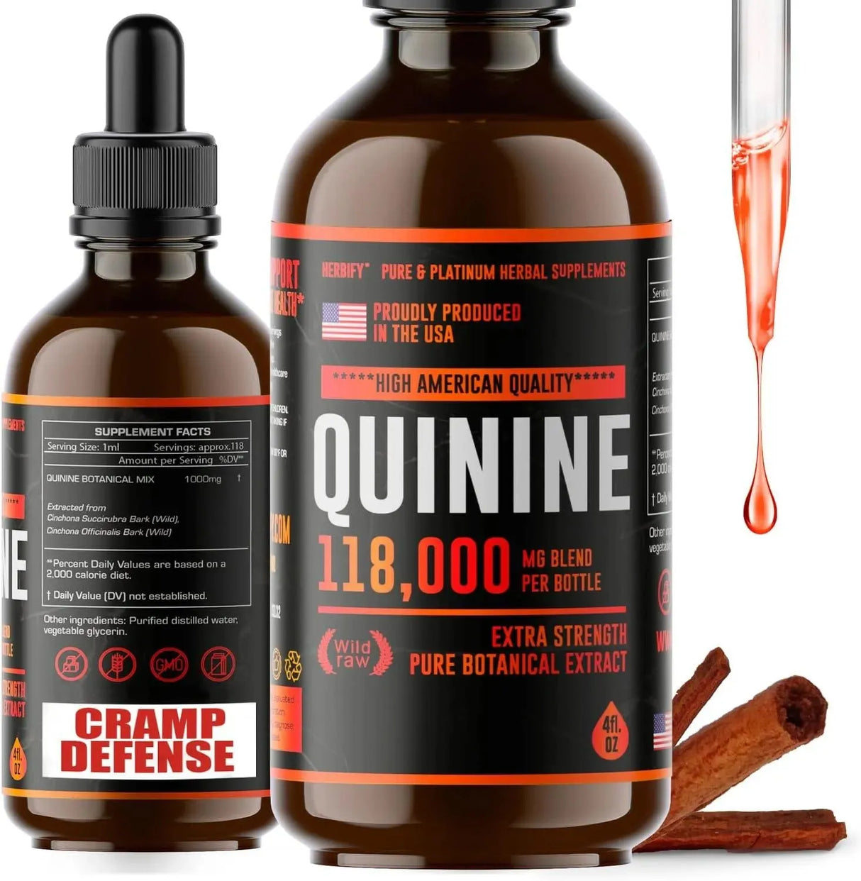 HERBIFY - Herbify Quinine Tincture 120Ml. - The Red Vitamin MX - Suplementos Alimenticios - {{ shop.shopifyCountryName }}