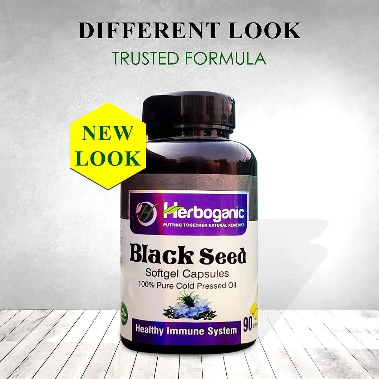 HERBOGANIC - HERBOGANIC Cold Pressed Black/Seed Oil Softgels 90 Capsulas Blandas - The Red Vitamin MX - Suplementos Alimenticios - {{ shop.shopifyCountryName }}