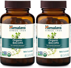 HIMALAYA - Himalaya Organic Bacopa Monnieri / Brahmi 750Mg. 60 Tabletas 2 Pack - The Red Vitamin MX - Suplementos Alimenticios - {{ shop.shopifyCountryName }}