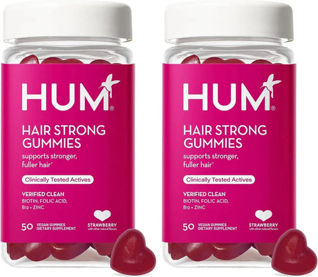HUM - HUM Hair Strong Daily Gummies with Biotin 60 Gomitas 2 Pack - The Red Vitamin MX - Suplementos Alimenticios - {{ shop.shopifyCountryName }}