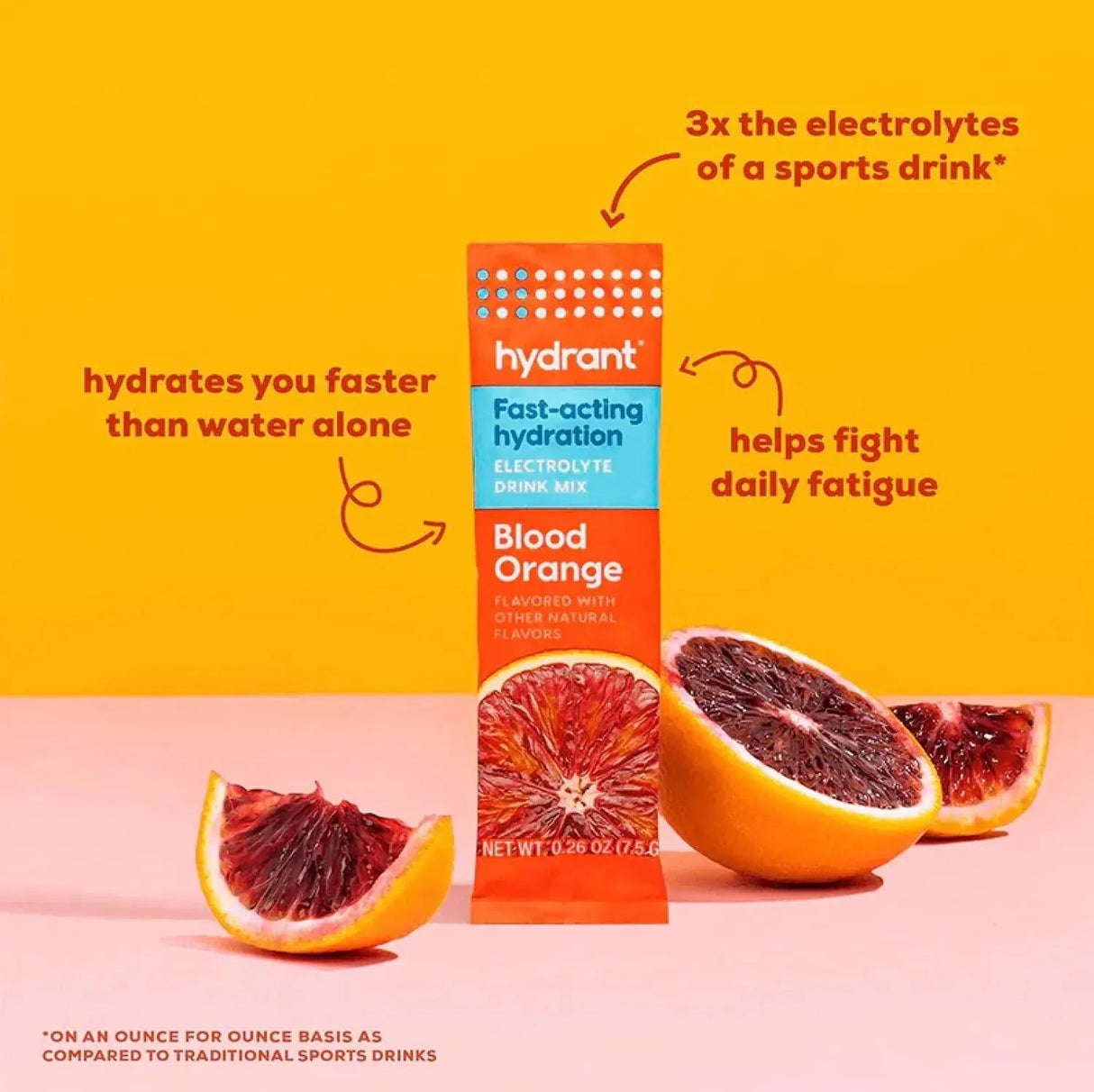 HYDRANT - Hydrant Hydrate Electrolyte Powder Rapid Hydration Mix 30 Paquetes - The Red Vitamin MX - Suplementos Alimenticios - {{ shop.shopifyCountryName }}