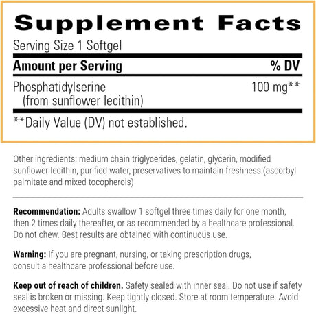 INTEGRATIVE THERAPEUTICS - Integrative Therapeutics Phosphatidylserine 60 Capsulas Blandas - The Red Vitamin MX - Suplementos Alimenticios - {{ shop.shopifyCountryName }}