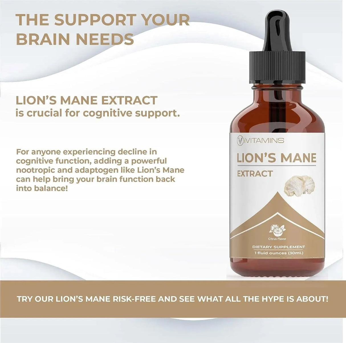 IVITAMINS - IVitamins Lions Mane Supplement 30Ml. 2 Pack - The Red Vitamin MX - Suplementos Alimenticios - {{ shop.shopifyCountryName }}