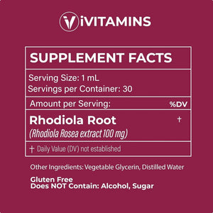 IVITAMINS - iVitamins Rhodiola Rosea Tincture 30Ml. - The Red Vitamin MX - Suplementos Alimenticios - {{ shop.shopifyCountryName }}