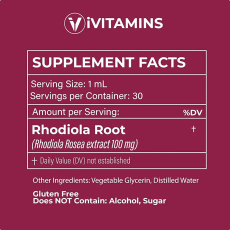 IVITAMINS - iVitamins Rhodiola Rosea Tincture 30Ml. - The Red Vitamin MX - Suplementos Alimenticios - {{ shop.shopifyCountryName }}