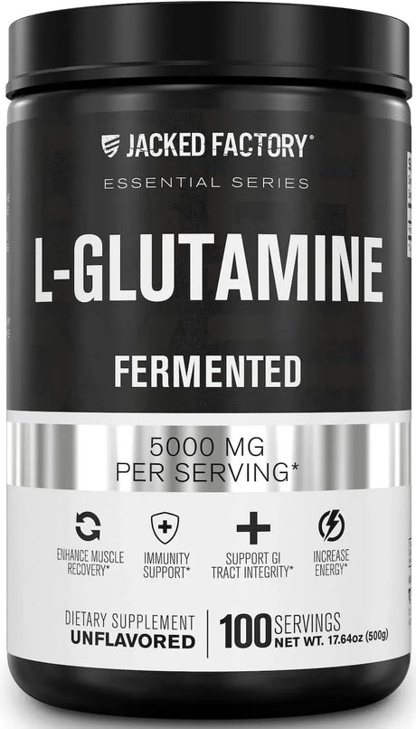 JACKED FACTORY - Jacked Factory L-Glutamine Powder 100 Servicios 500Gr. - The Red Vitamin MX - Suplementos Alimenticios - {{ shop.shopifyCountryName }}