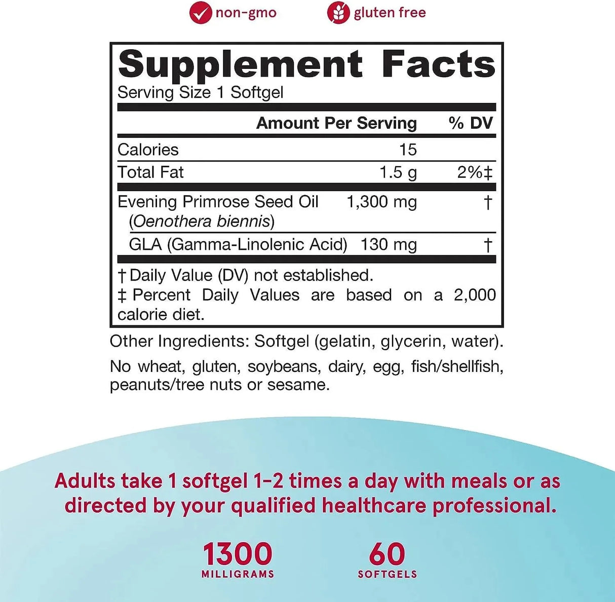 JARROW FORMULAS - Jarrow Formulas Evening Primrose 1300Mg. 60 Capsulas Blandas - The Red Vitamin MX - Suplementos Alimenticios - {{ shop.shopifyCountryName }}