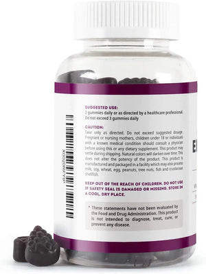 KATE NATURALS - Kate Naturals Elderberry Gummies 90 Gomitas - The Red Vitamin MX - Suplementos Alimenticios - {{ shop.shopifyCountryName }}