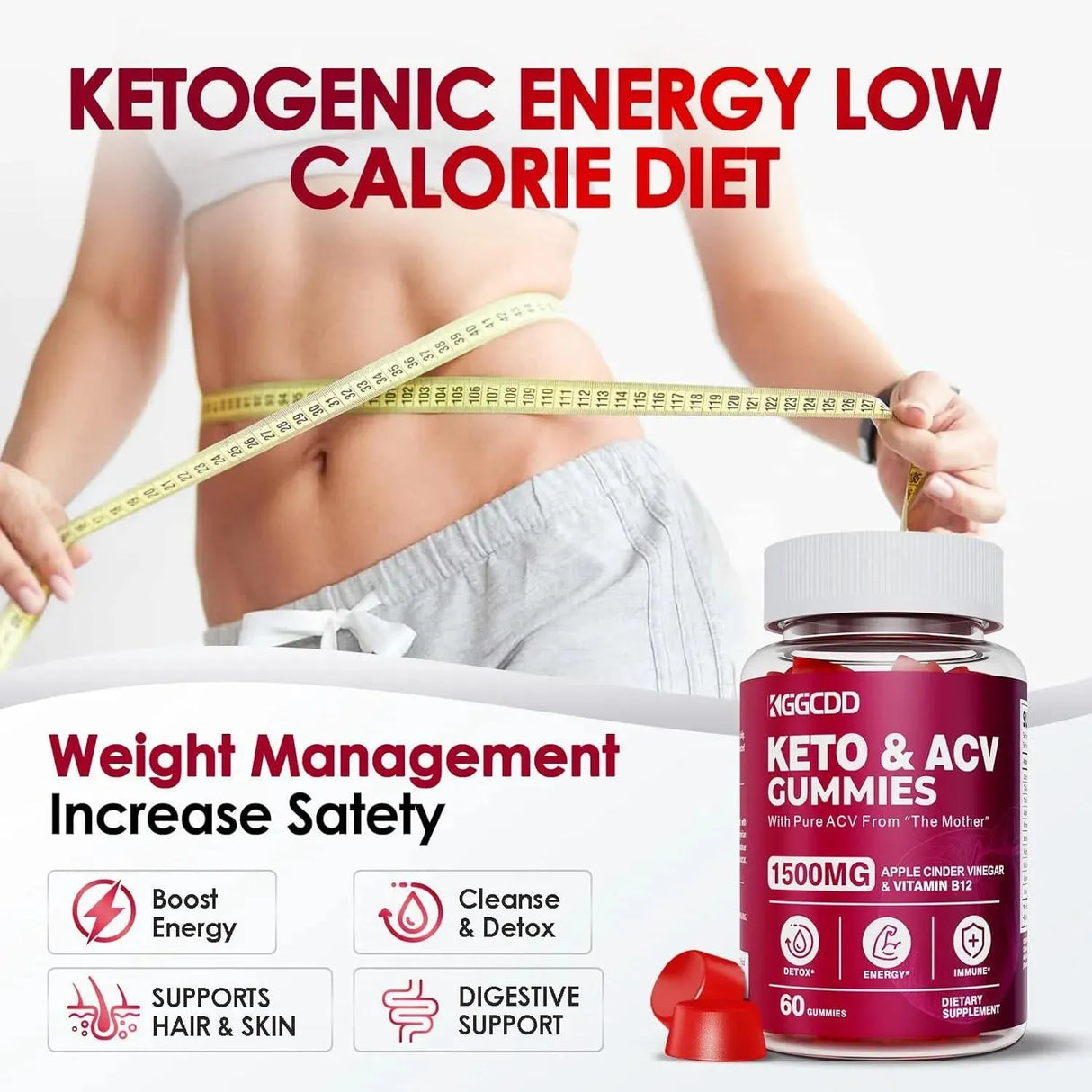 KGGCDD - KGGCDD Keto ACV Gummies 60 Gomitas - The Red Vitamin MX - Suplementos Alimenticios - {{ shop.shopifyCountryName }}