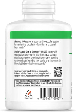 KYOLIC - Kyolic Aged Garlic Extract Formula 100 - 300 Capsulas - The Red Vitamin MX - Suplementos Alimenticios - {{ shop.shopifyCountryName }}