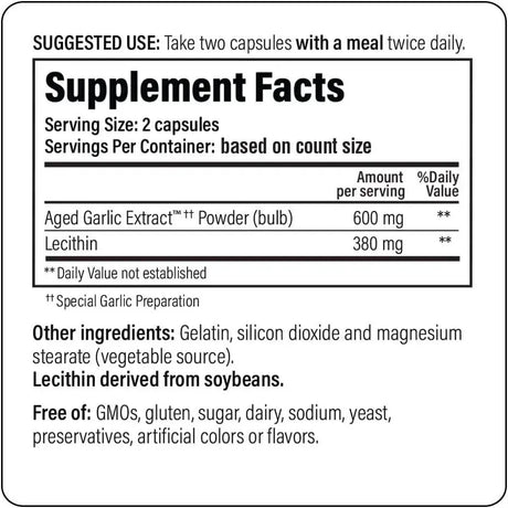 KYOLIC - Kyolic Aged Garlic Extract Formula 104 Cholesterol Health 300 Capsulas - The Red Vitamin MX - Suplementos Alimenticios - {{ shop.shopifyCountryName }}