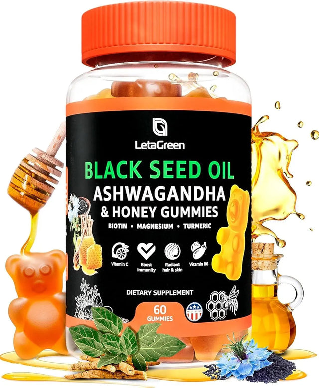 LETAGREEN - LetaGreen Black Seed Oil Gummies 60 Gomitas - The Red Vitamin MX - Suplementos Alimenticios - {{ shop.shopifyCountryName }}