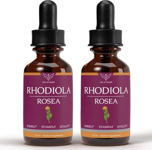 LIFE OF HEALTH - Life of Health Rhodiola Rosea Tincture 1 Fl.Oz. 2 Pack - The Red Vitamin MX - Suplementos Alimenticios - {{ shop.shopifyCountryName }}